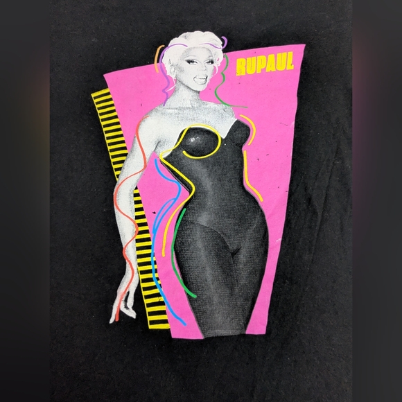 RuPaul Black Tee Small - Picture 1 of 6